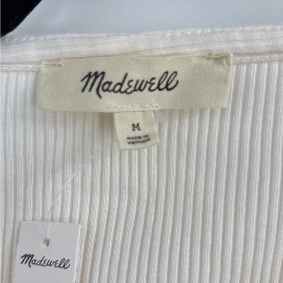 Madewell Lettuce-Hem V-Neck Cardigan - Picture 4 of 7